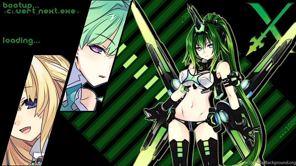 Vert NEXT Form Wallpapers Hyperdimension Neptunia By Mogarane On ...