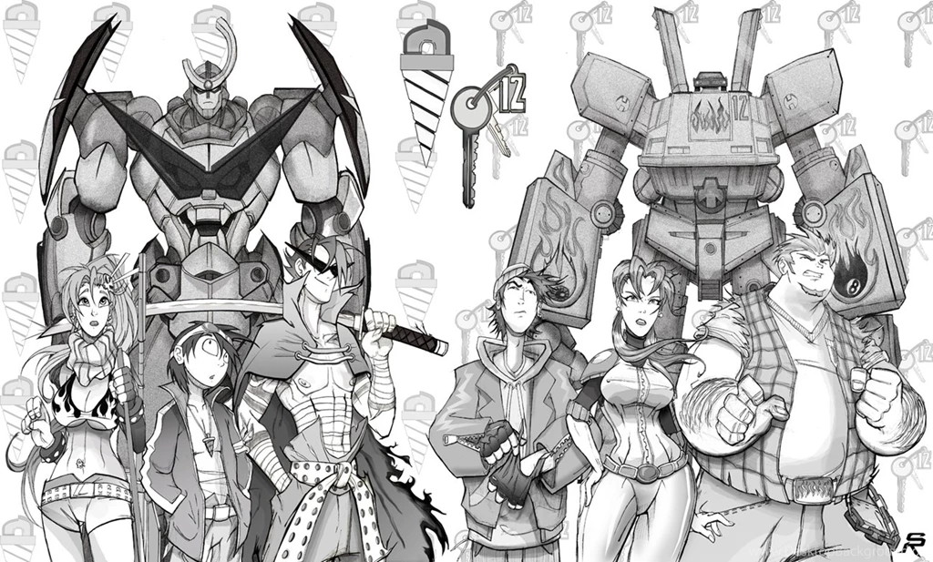Team Gurren. Team Megas. By SRYMoND On DeviantArt