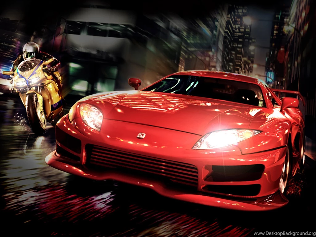 HD Wallpaper Red Sport Car Image • IBackgroundWallpapers