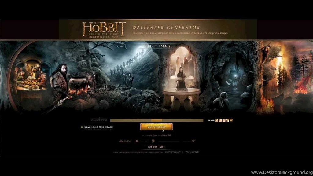 The Hobbit   Wallpapers Generator   YouTube