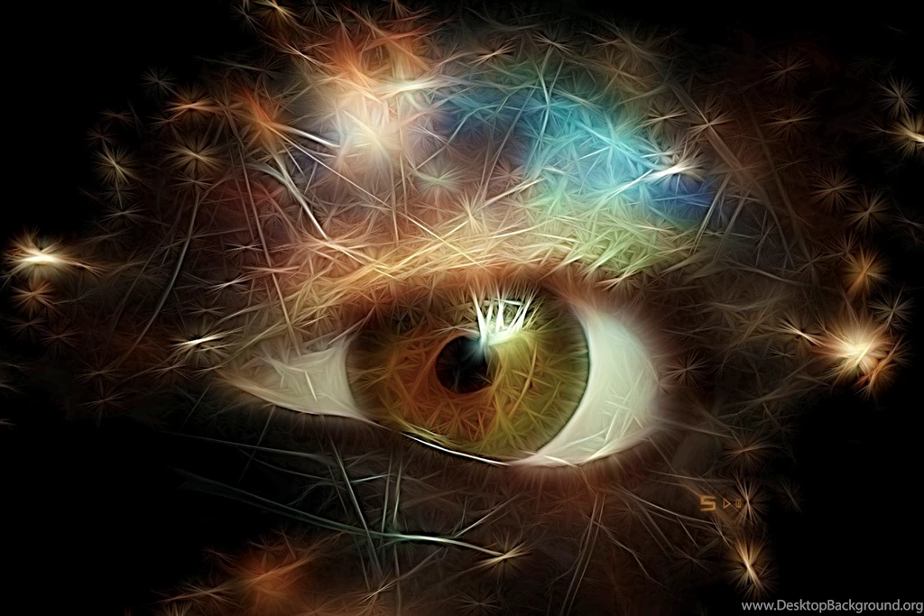 All seeing Eye The Universe Abstract