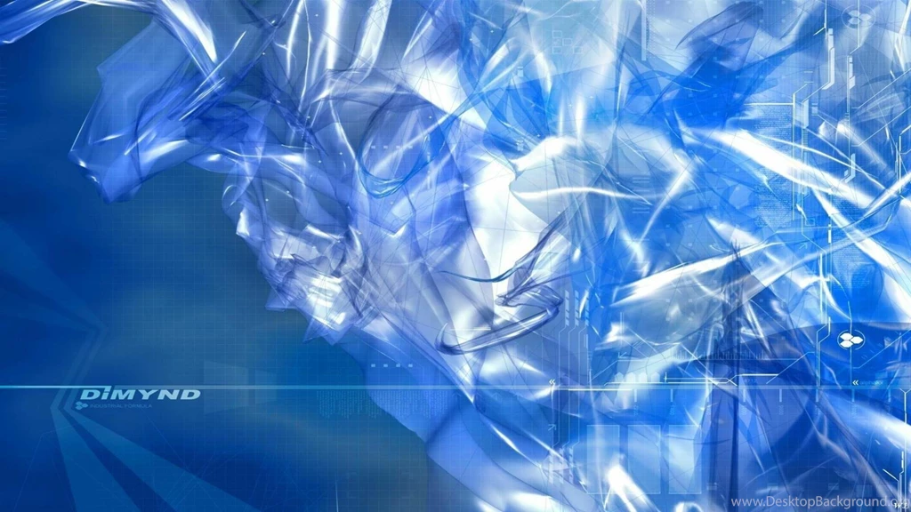 Digital Art Blue Waves Free Desktop Backgrounds   Free Wallpapers Image