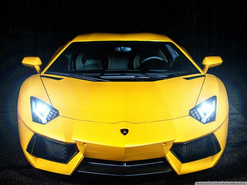 Lamborghini Aventador Headlights On HD Desktop Wallpapers ...