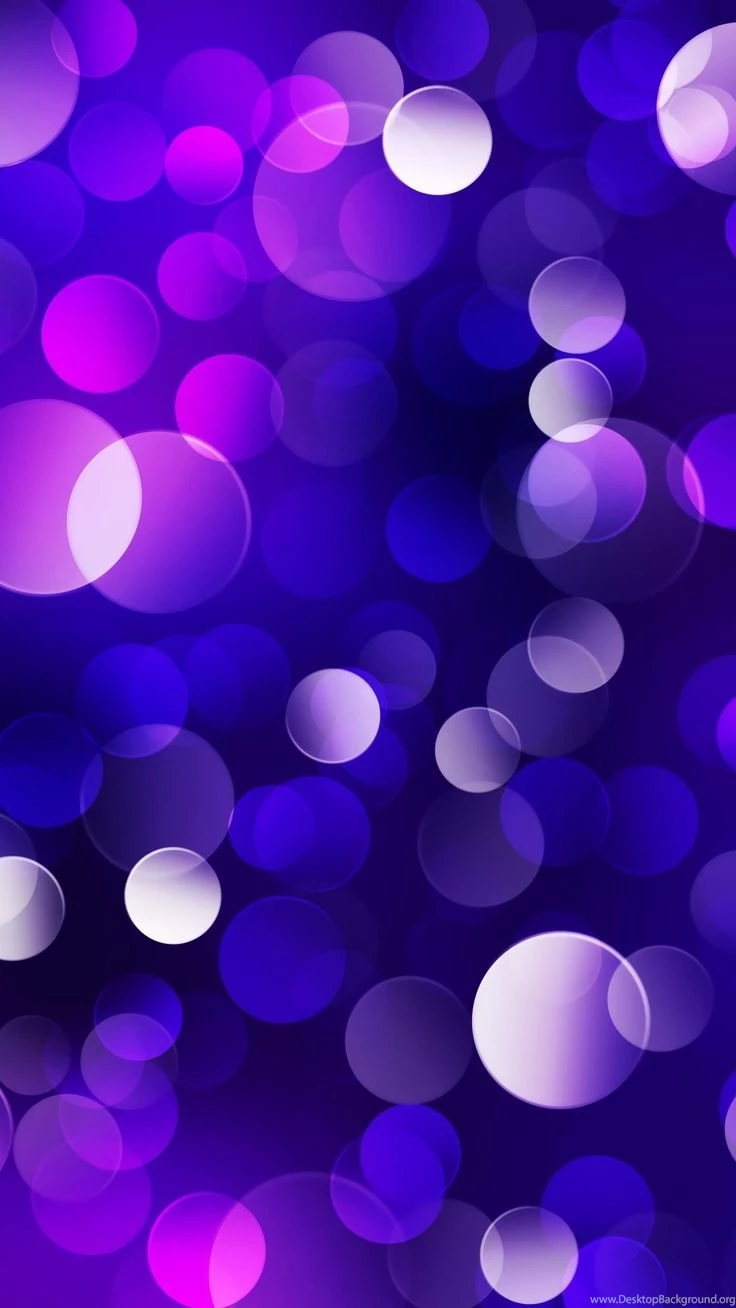 Elegant Glowing Purple Blue Bubble iPhone 6+ HD Wallpapers Http ...