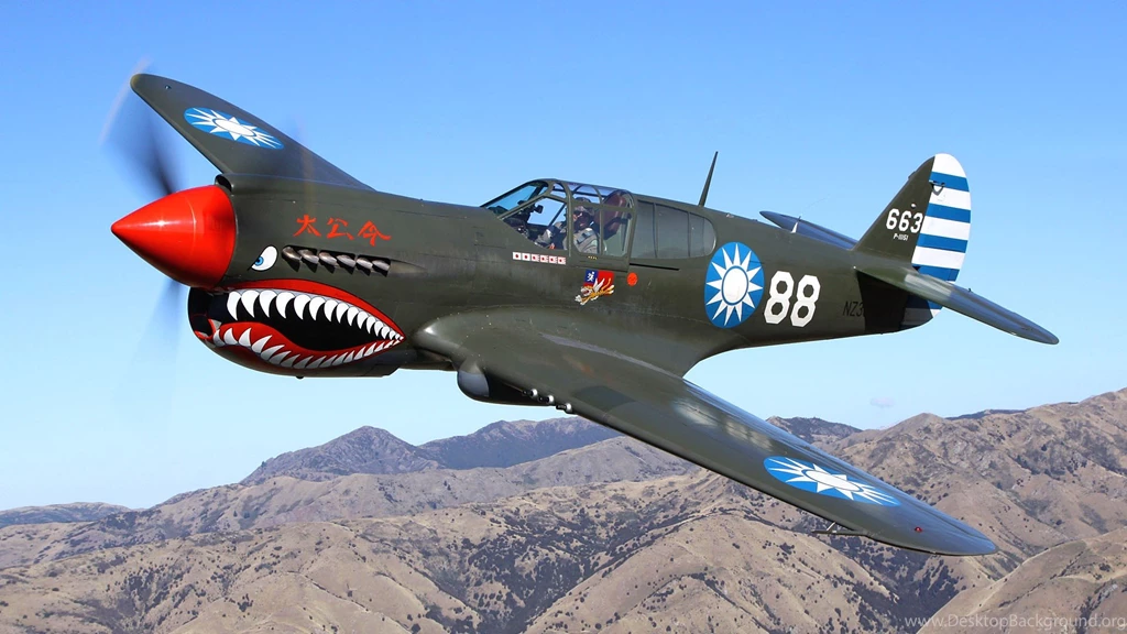 Aircraft, Military, World War II, Warbird, Curtiss P 40, Fighters ...