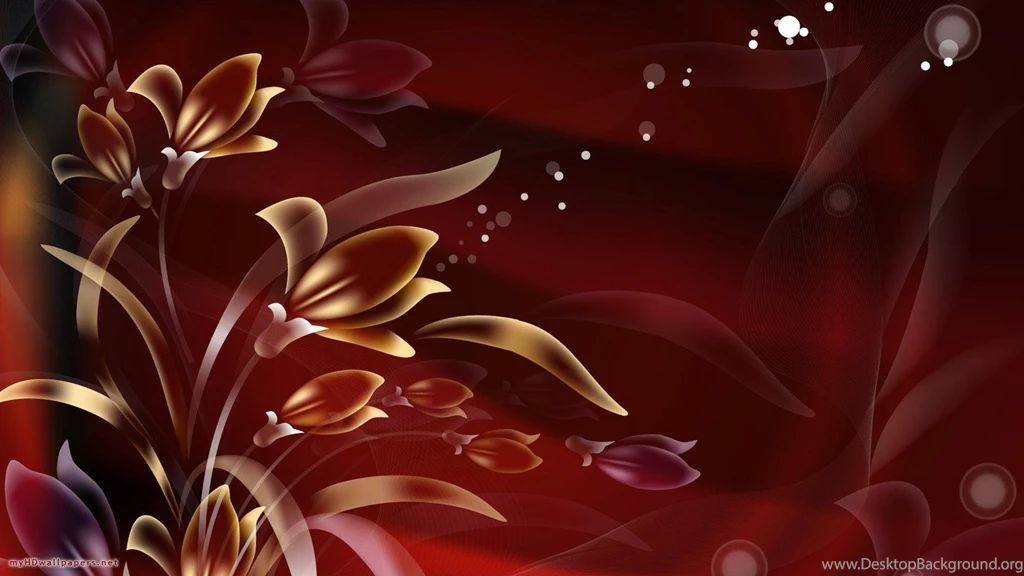 Wallpapers Transparant Transparent Flowers On Red Free Desktop Hd ...