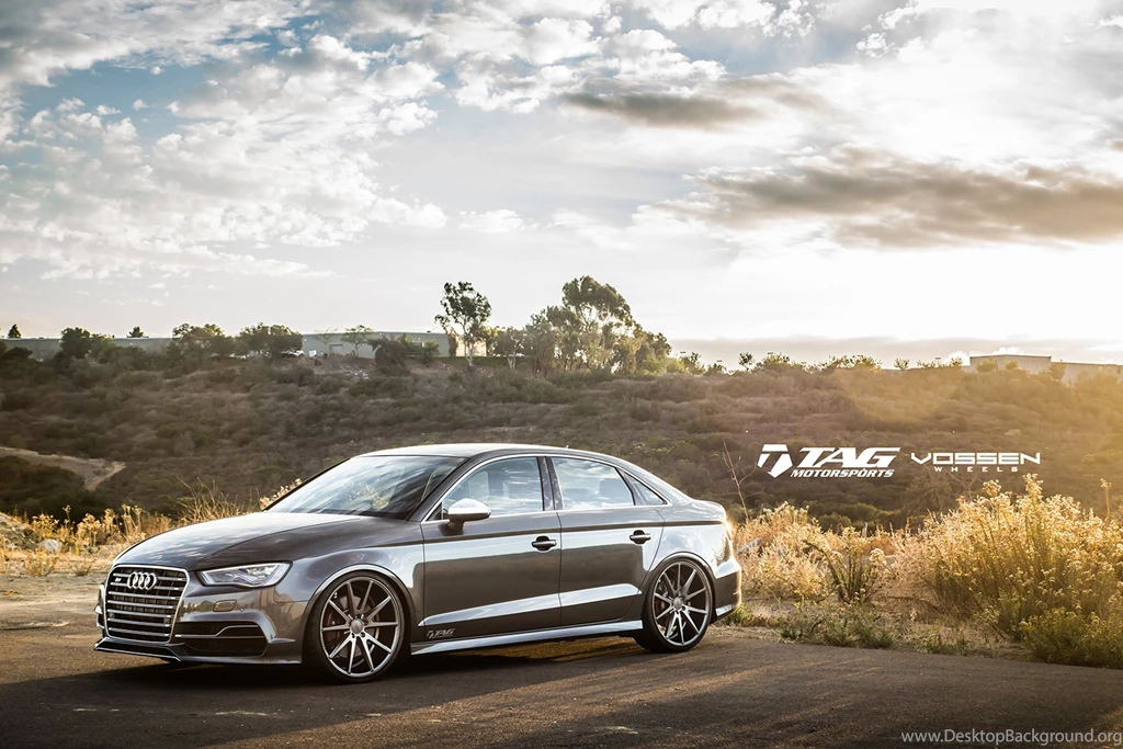 2014 Vossen Wheel Tuning Audi S3 Cars Sedan Grey Wallpapers ...