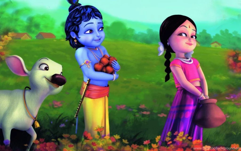 1280x800 Lord Krishna