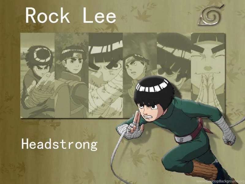 Naruto Shippuden Rock Lee Wallpapers   (