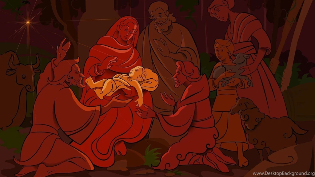 Nativity Nativity Scene Vector Christmas HD Wallpapers, Desktop ...