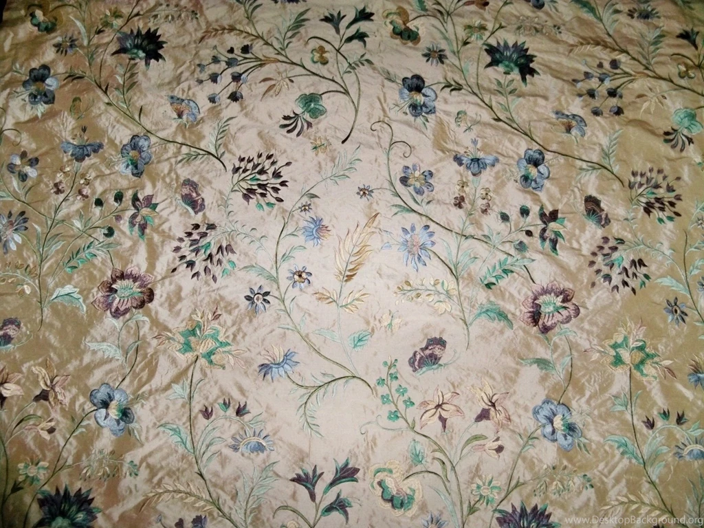 Stunning lee jofa g p j baker guinevere embroidered silk fabric purple 3.jpg