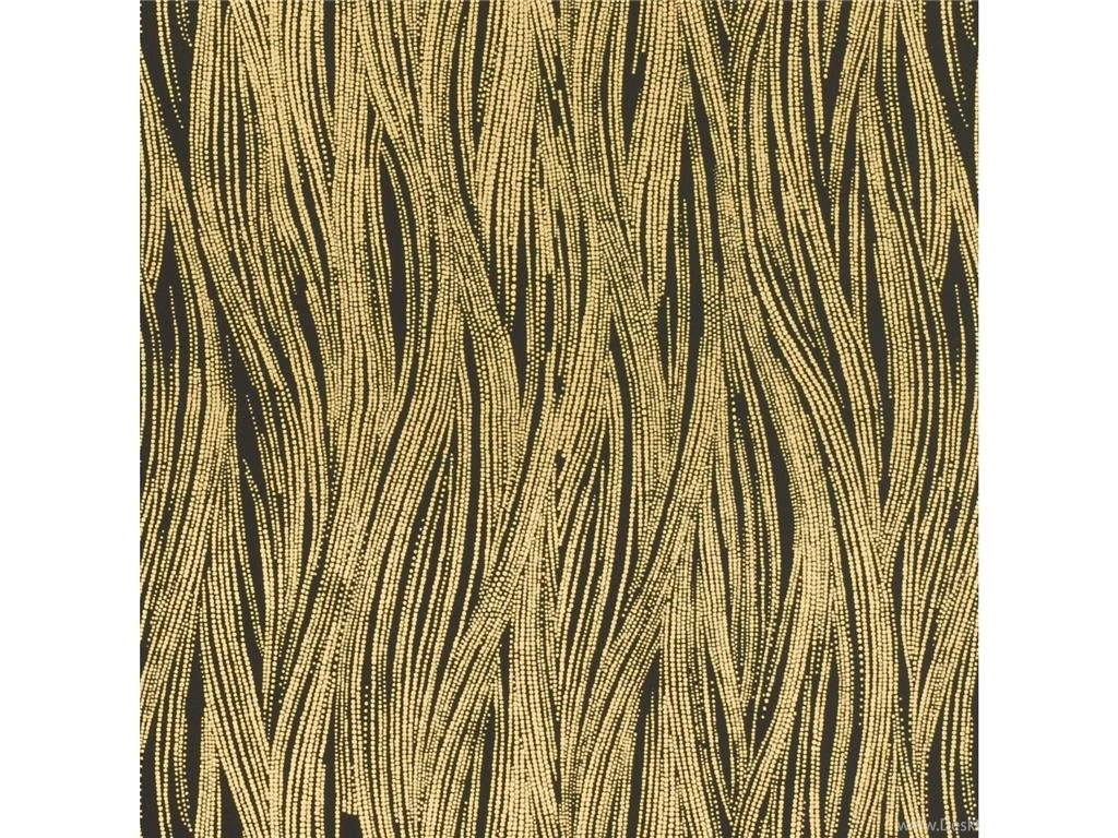 Groundworks CURRENTS PAPER EBONY/GOLD GWP 3305.48 Lee Jofa New ...