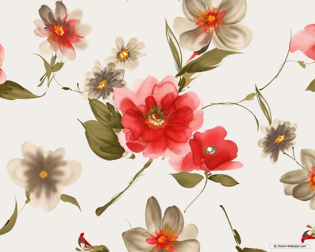 Free Wallpapers   Free Flower Wallpapers   Water Color Paintings 2 ...