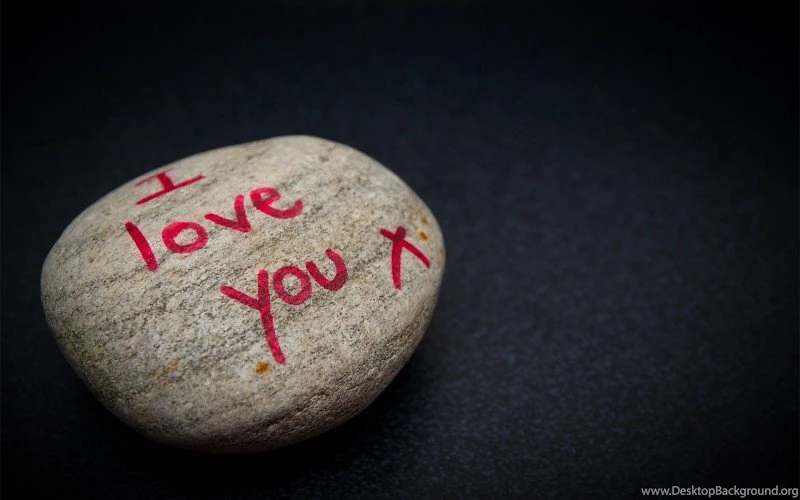I Love You Write In Stone Wallpapers Free Desktop Backgrounds And ...