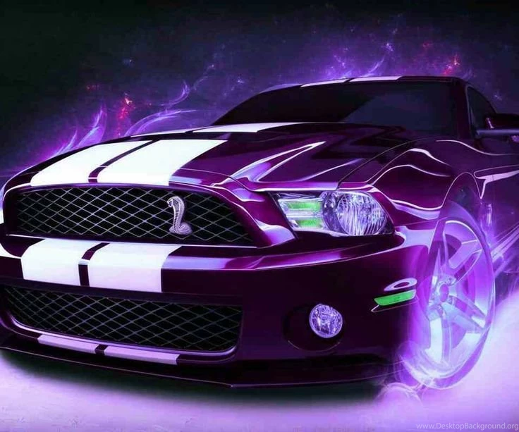 Purple Mustang Cobra!