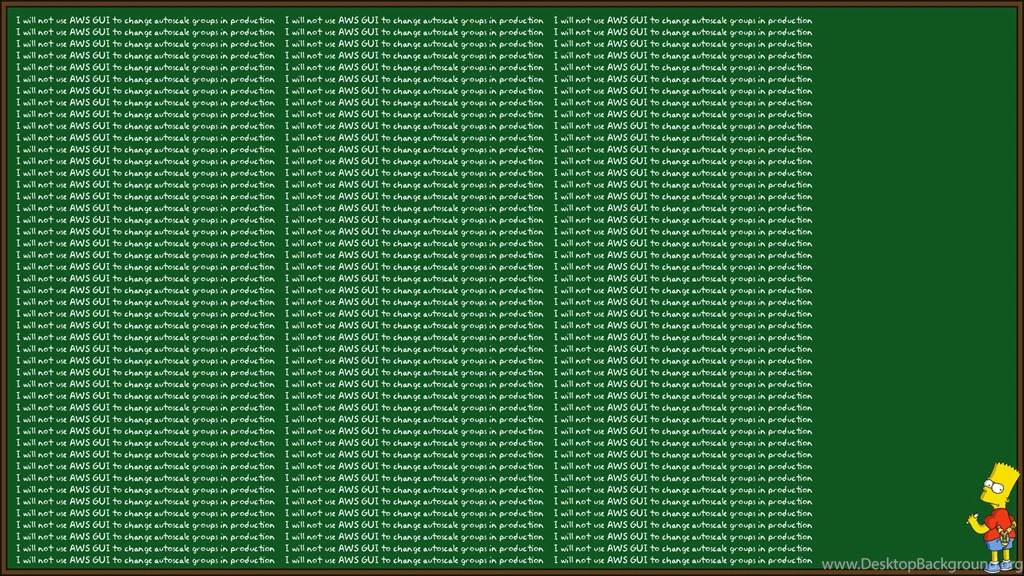 Bart simpson chalkboard wallpaper generator (4) Desktop Background
