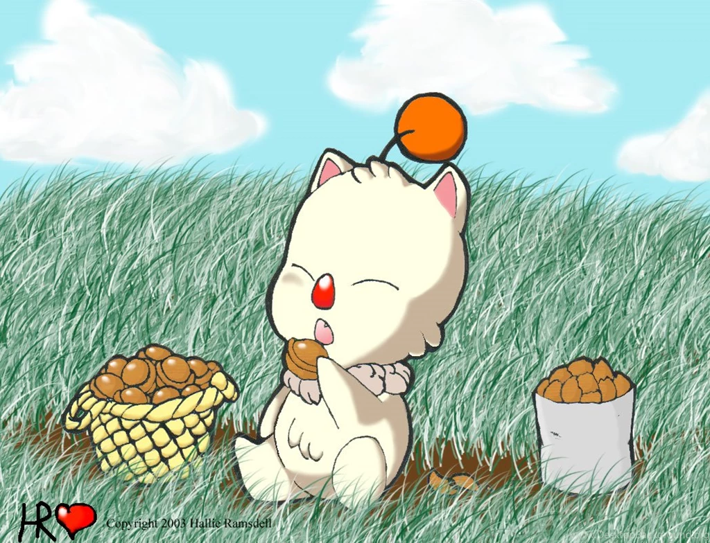 A Moogle With Kupo Nuts By ChibiRikku On DeviantArt