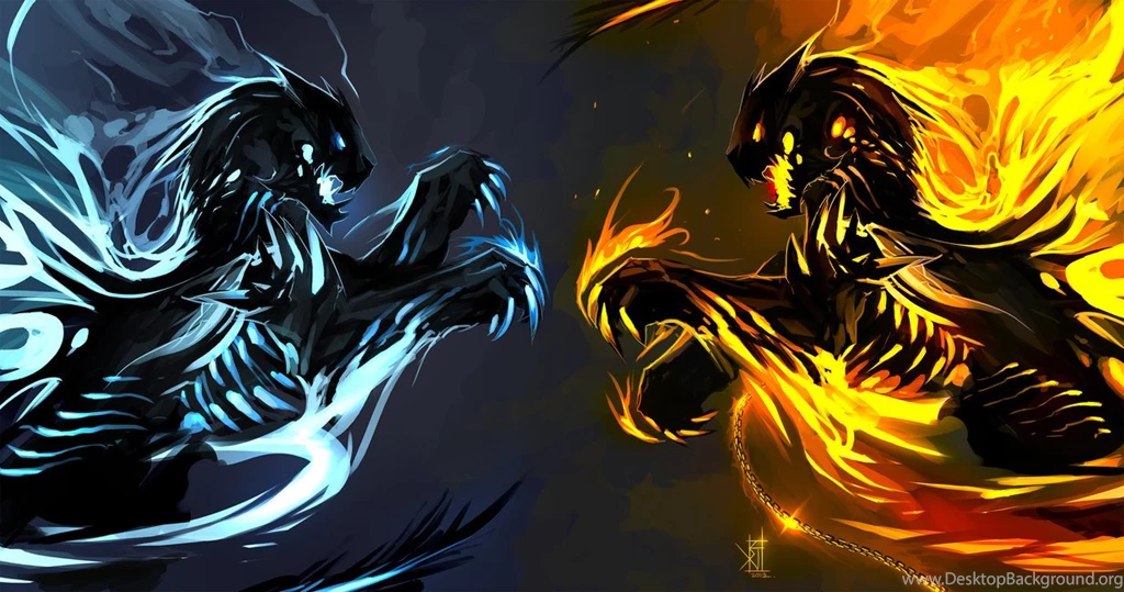 Blow Fire And Ice 2560x1440px