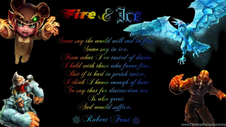Fire And Ice Wallpapers By B1337 On DeviantArt