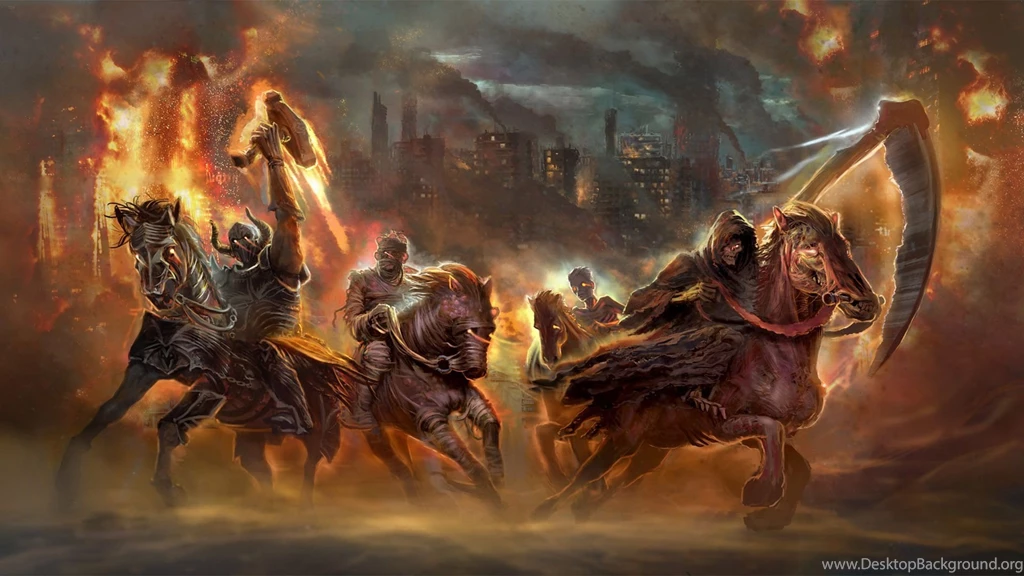 The four horsemen of the apocalypse fantasy hd wallpaper 1920×1080 ...