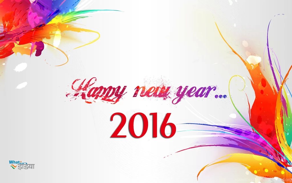 New Year 2016 Greetings HD Wallpapers