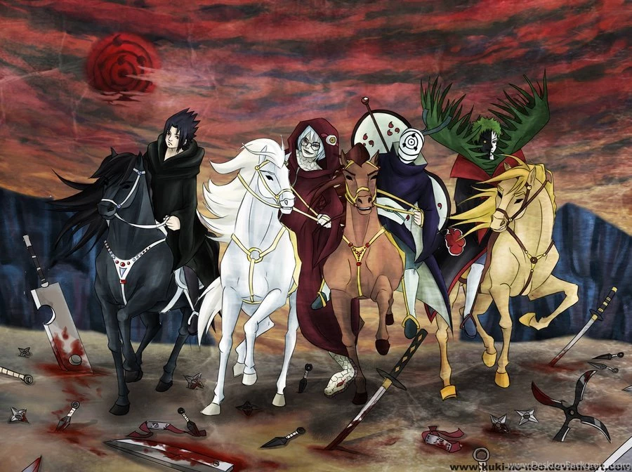 The four horsemen of apocalypse картина