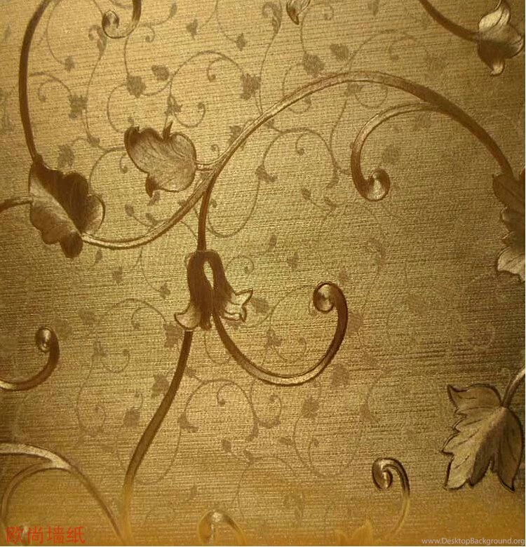 Aliexpress.com : Buy Gold Foil Red Flower Pvc Embossed Washable ...