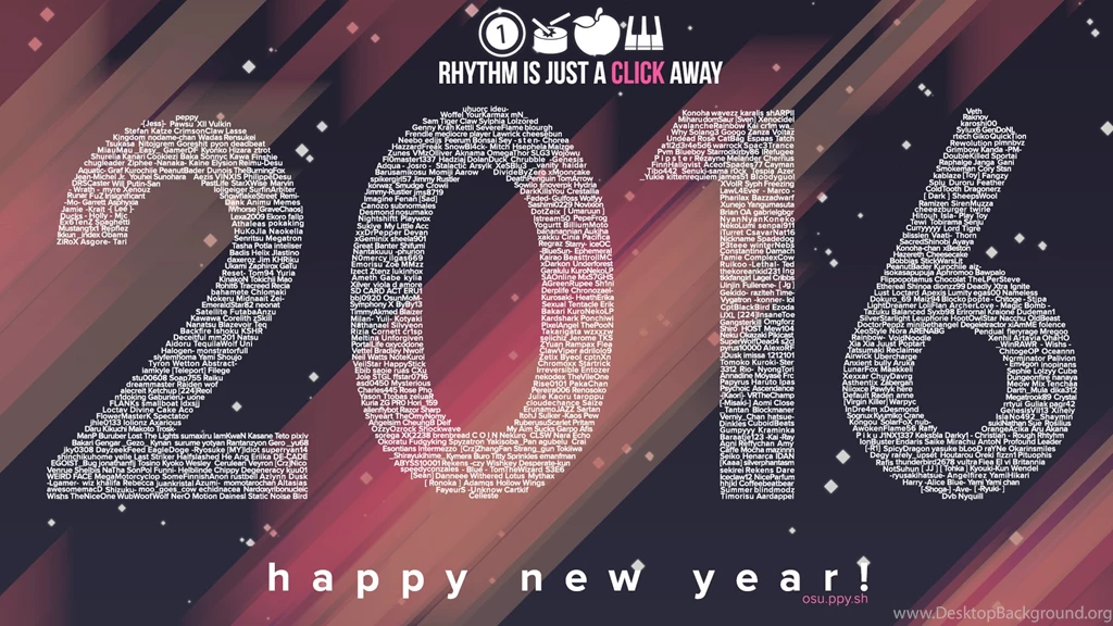 Osu 2016 New Year Wallpapers By Jlastino : Osugame