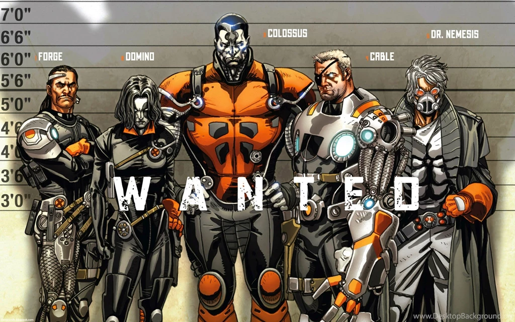 Comic Wallpapers: Forge, Domino, Colossus, Cable & Dr. Nemesis ...
