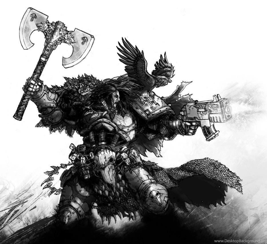 Warhammer Space Wolf By Django red On DeviantArt