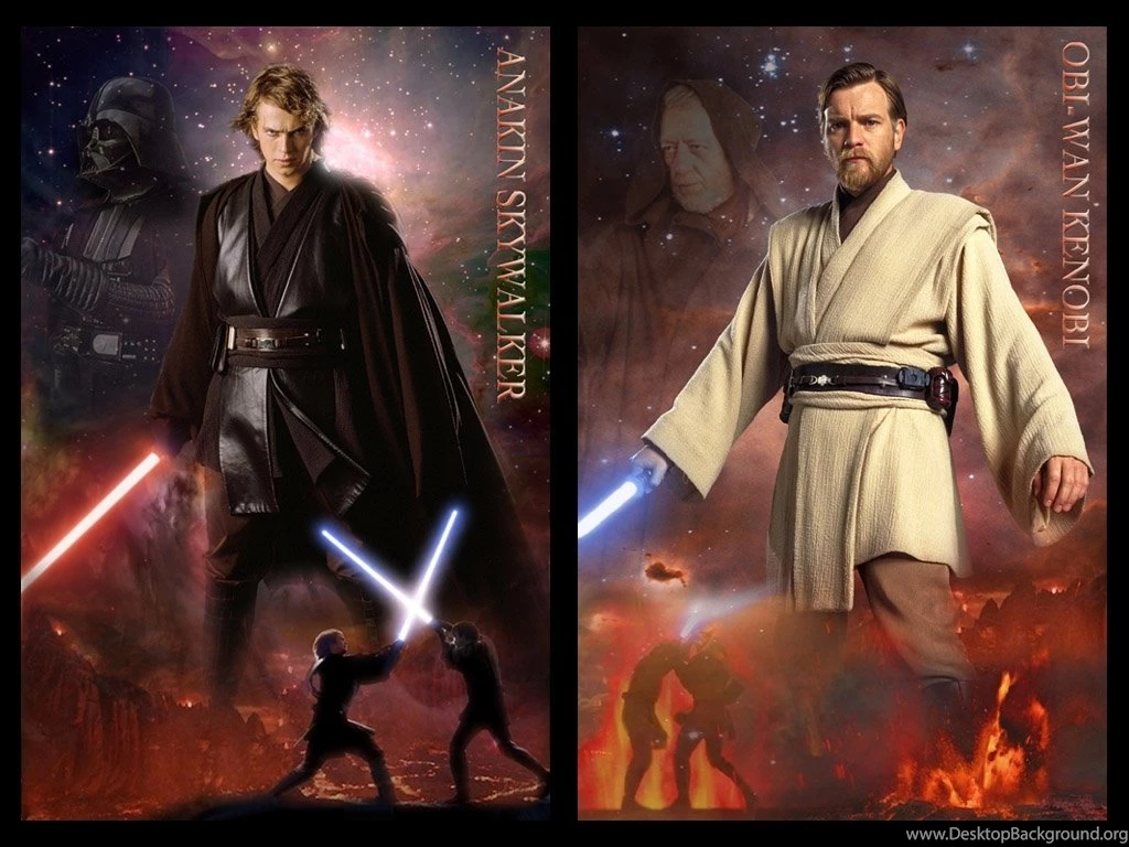 Obi wan Kenobi And Anakin Skywalker   Obi wan Kenobi And Anakin ...