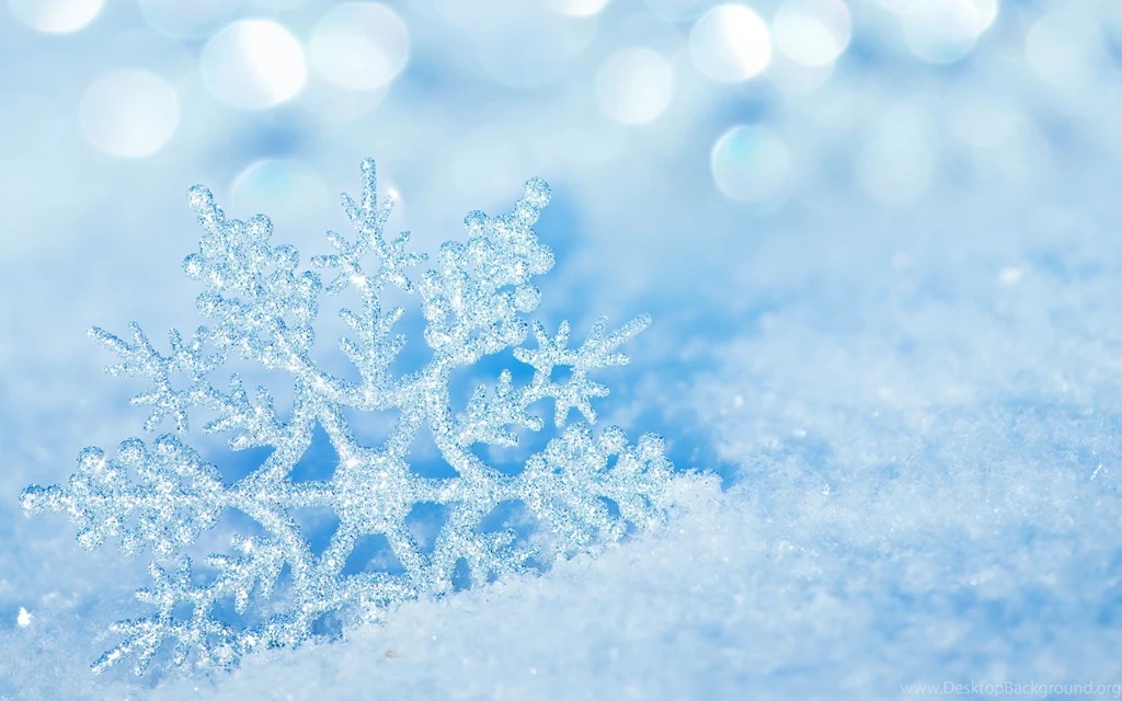 Snowflake, Bokeh, Winter, Winter Time, Snow :: Wallpapers