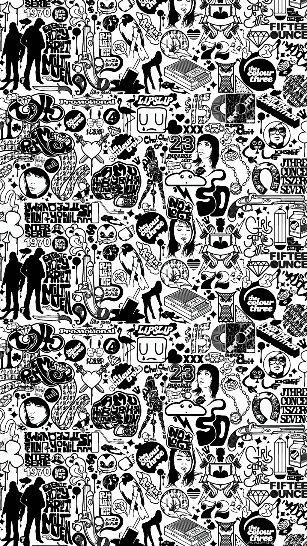 Comics Black And White Lg G3 Wallpapers HD 1440x2560