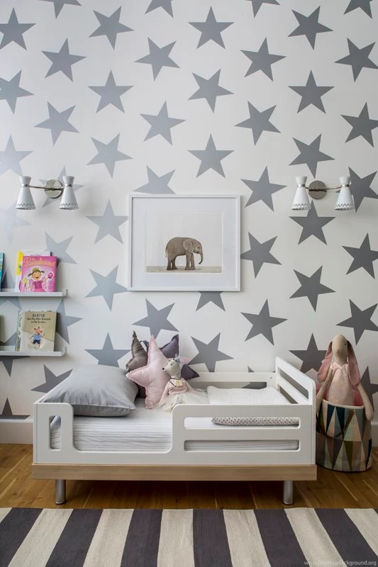 Lucky Star Silver Metallic Wallpapers By Sissy + Marley