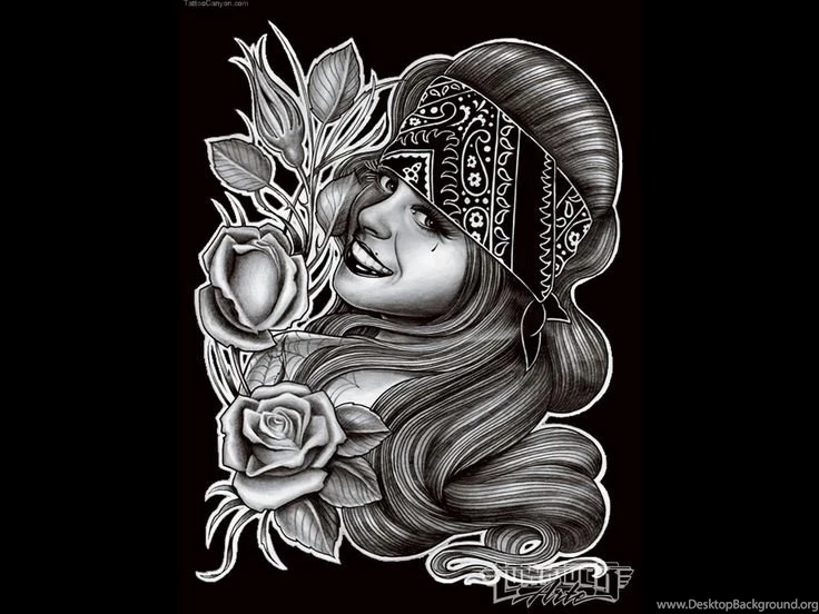 Charming gangster skull wallpaper interesting gangster wallpapers ...