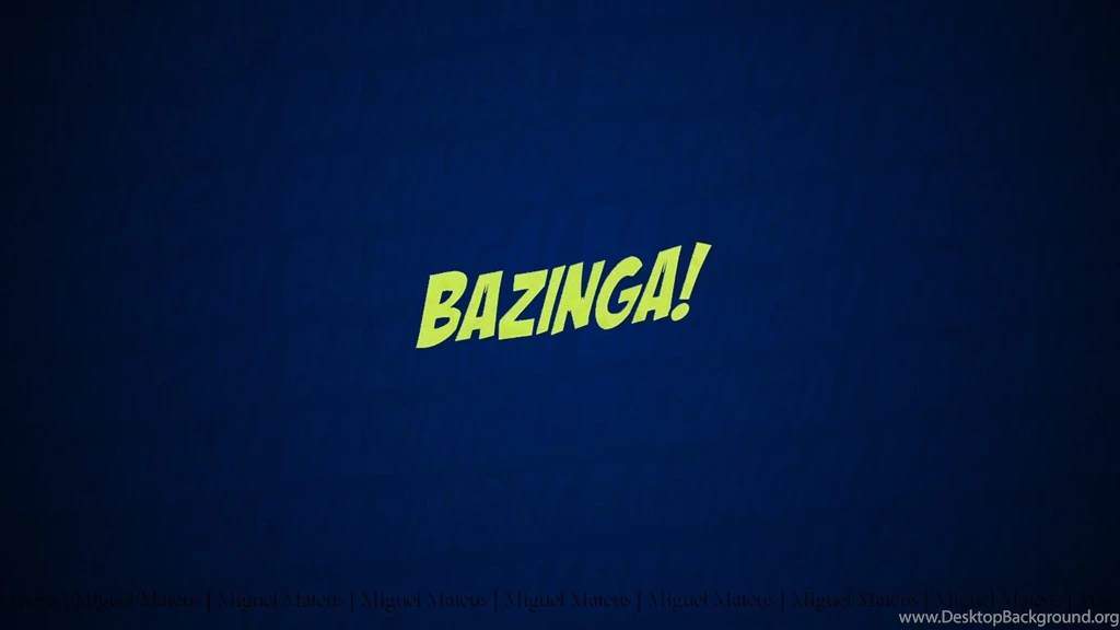 Bazinga Blue Funny Quotes Text The Big Bang Theory TV » WallDevil ...