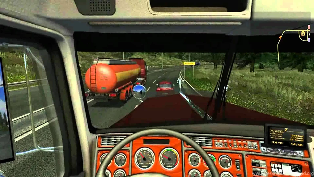 German Truck Simulator   Kenworth W900 (pequeno Trecho)   YouTube