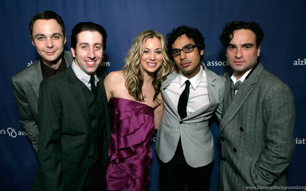 Download Wallpapers 2560x1600 Johnny Galecki, Jim Parsons, Kaley ...