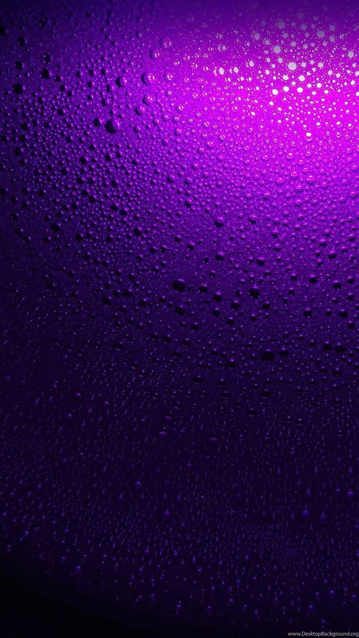 Nice Water Drop On Purple Backgrounds