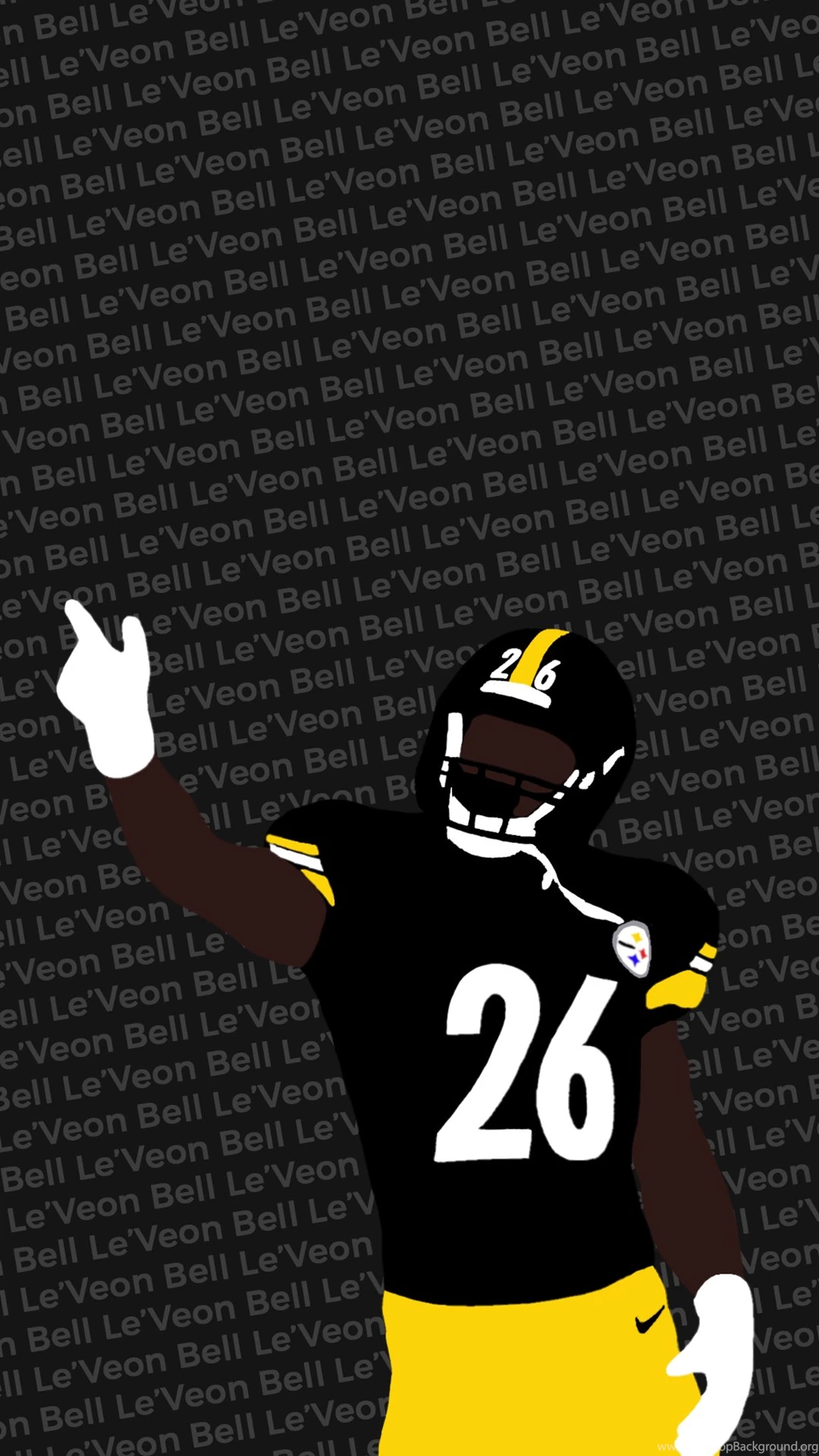 I Made Another Wallpaper, This One With Le'Veon Bell : Steelers
