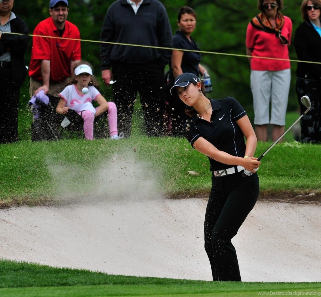 Michelle Wie Golf Swing HD Wallpapers