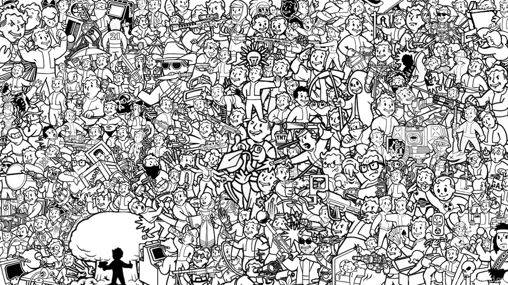 Vault Boy Collage Wallpapers Imgur