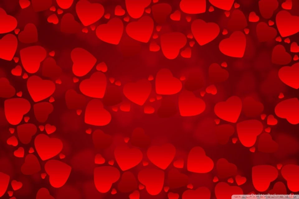 Valentines Day Red Hearts HD Desktop Wallpapers : High Definition ...