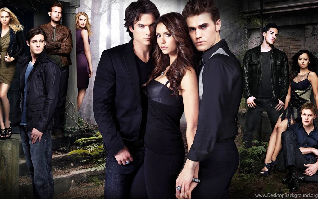 Stefan, Damon And Elena In The Vampire Diaries Desktop Wallpapers 863