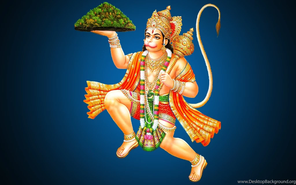 Lord Hanuman Widescreen Image