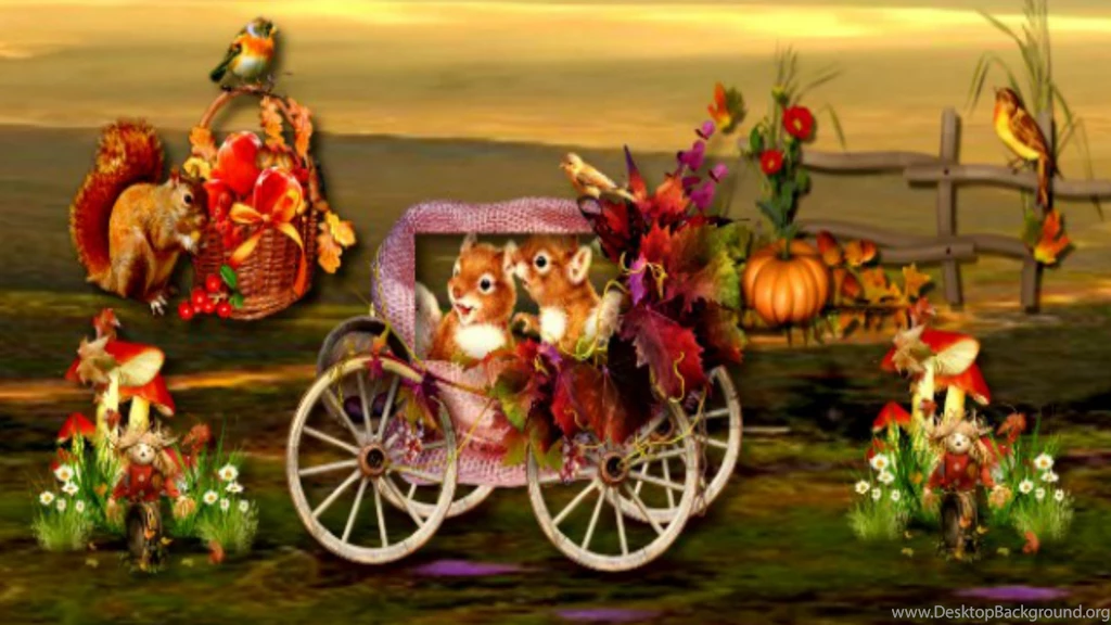 Squirrels: Autumn Squirrels Animals Fall Cute Esquilos Desktop ...