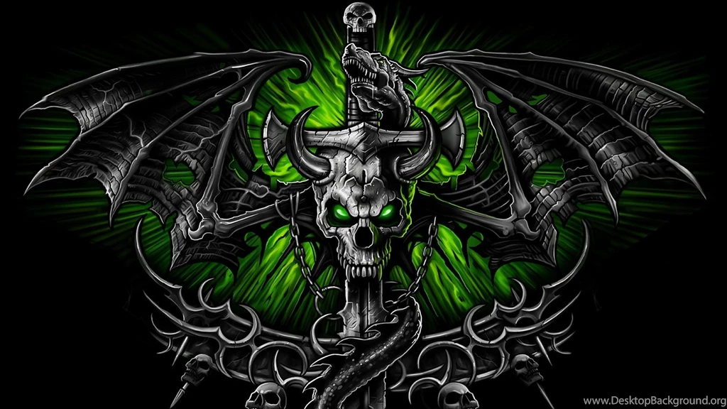 SKULL WALLPAPER (
