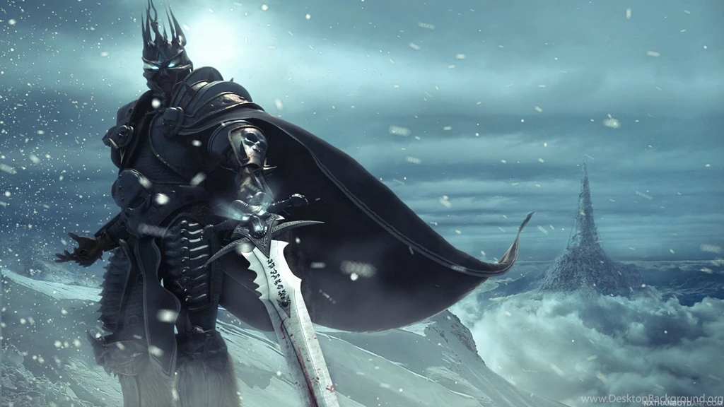Wallpapers Snow Throne Video Games Lich King Armor Arthas Artwork ...