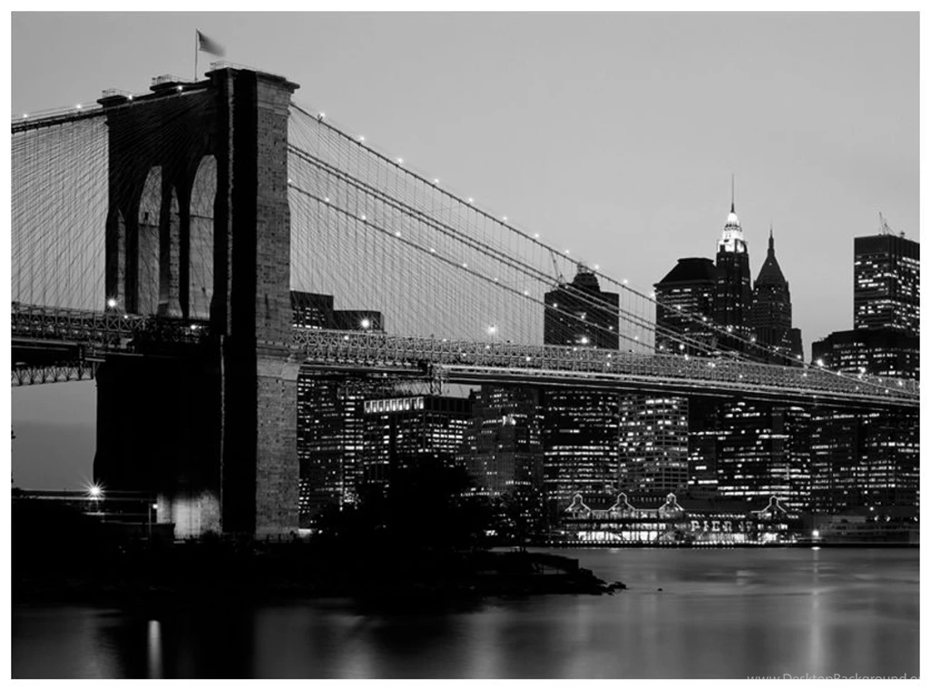 Skyline New York City In Black And White (id: 111796) – BUZZERG