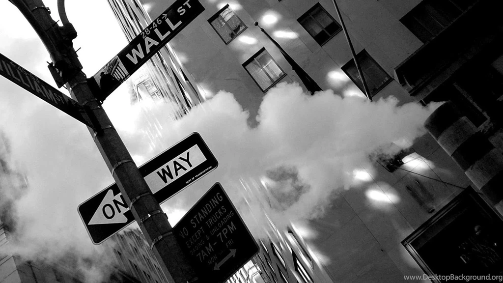 1920x1080 Street, Black And White, Manhattan, Wall Street, Picture ...